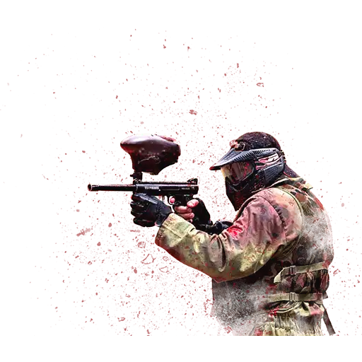 Paintball sport icon