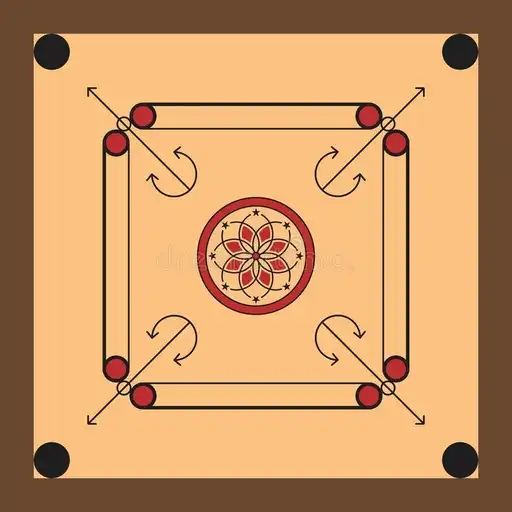 Carrom sport icon