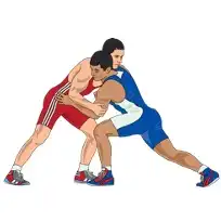 Wrestling sport icon